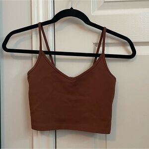 Aritzia Sunday Best Brown Tank Top